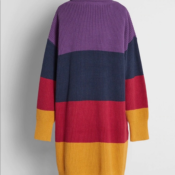 1980s Turtleneck Sweater Dress 1990s (ModCloth) - Picture 4 of 7